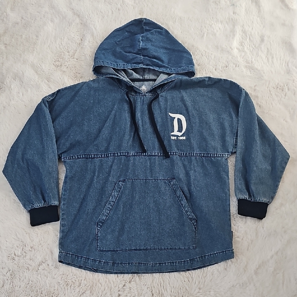 Disneyland Denim Hoodie Spirit Jersey